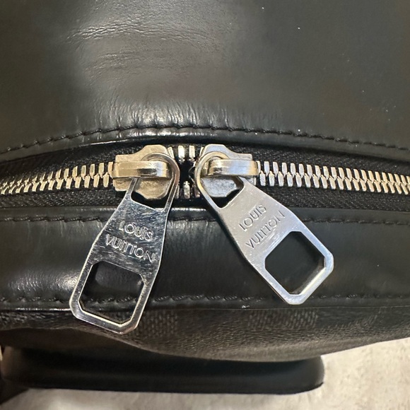 Louis Vuitton graphite black backpack. - Picture 6 of 7